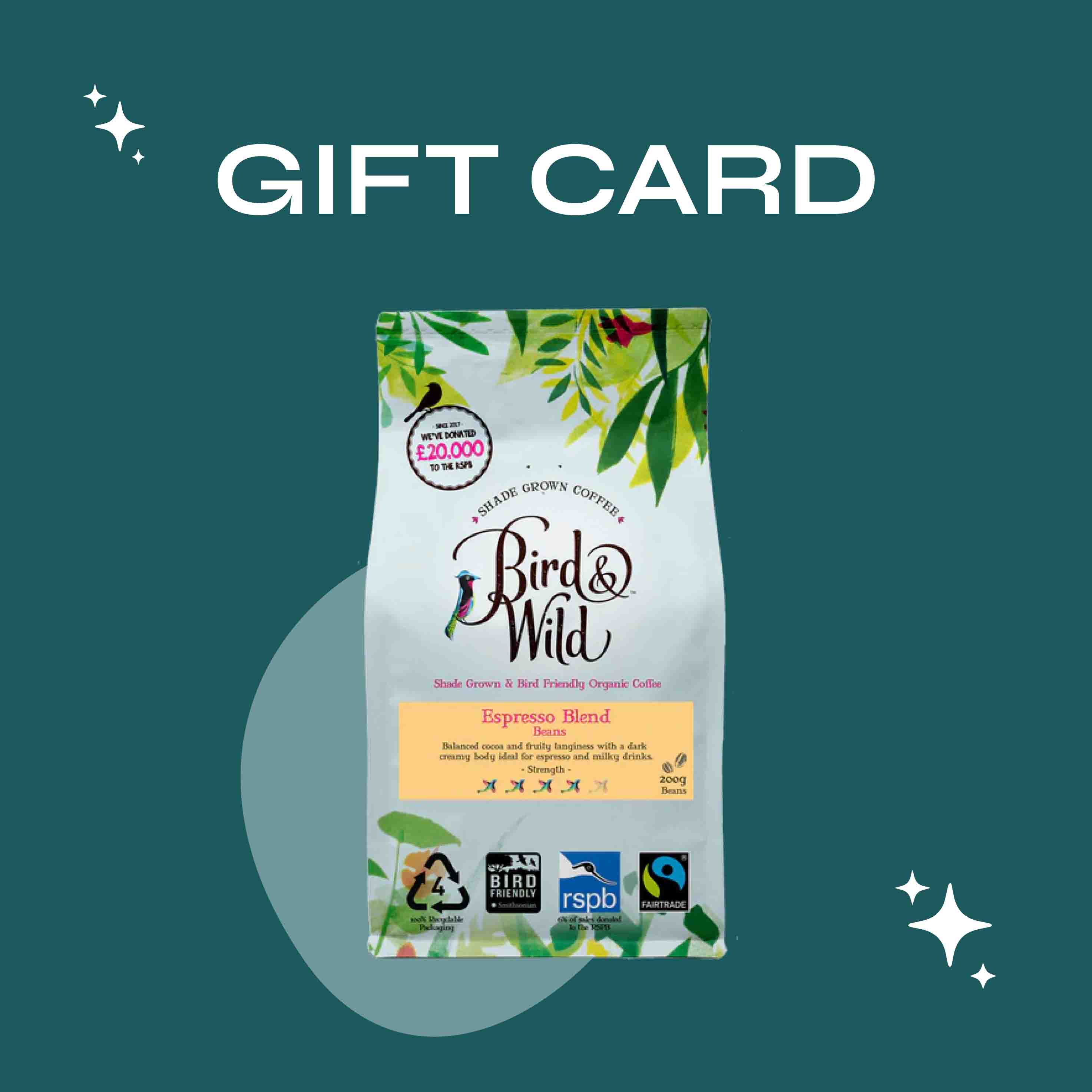 Bird & Wild Coffee Gift Cards - Bird & Wild Coffee