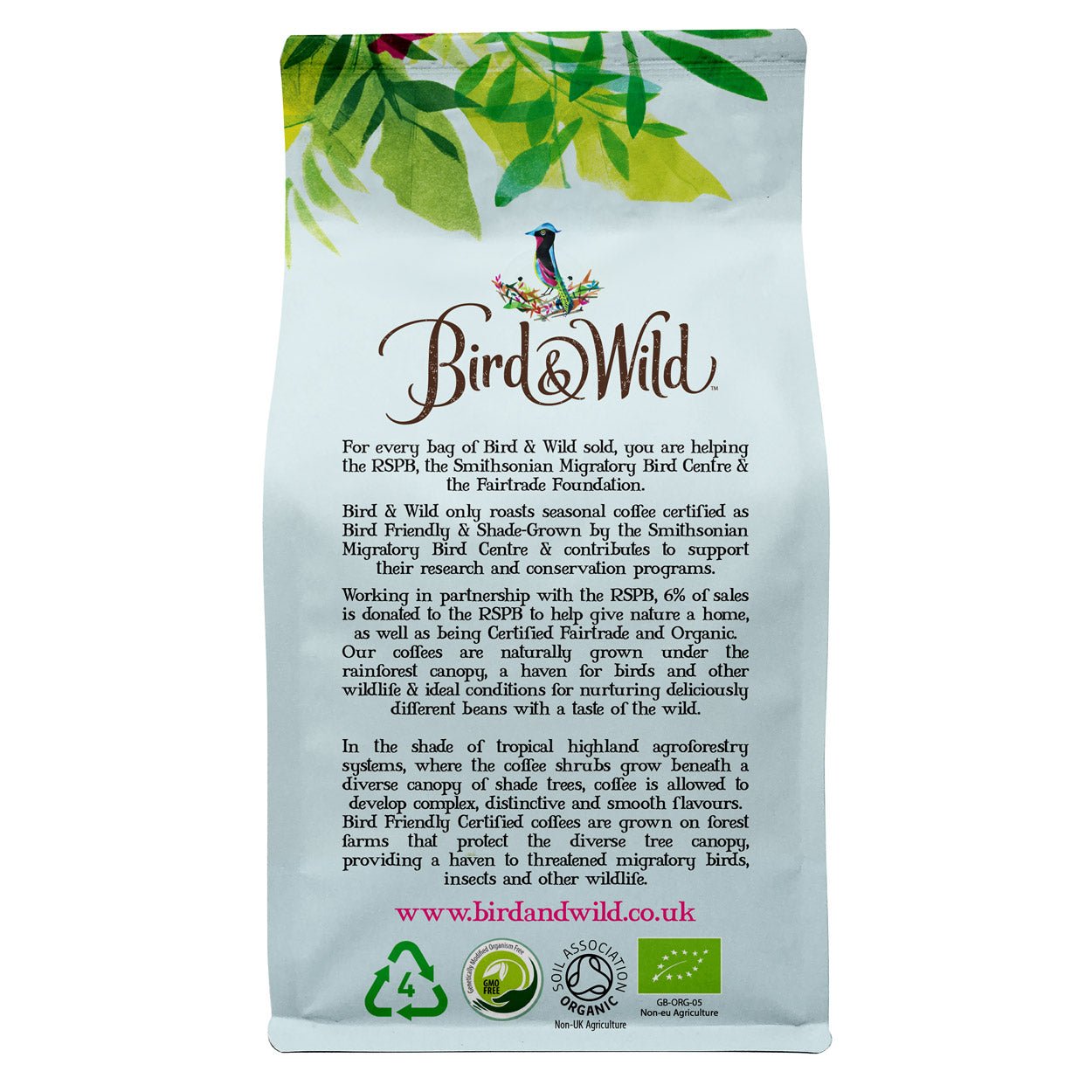 Bundle - Mix of 4 bags - Medium & Dark Roast Coffee - Bird & Wild Coffee