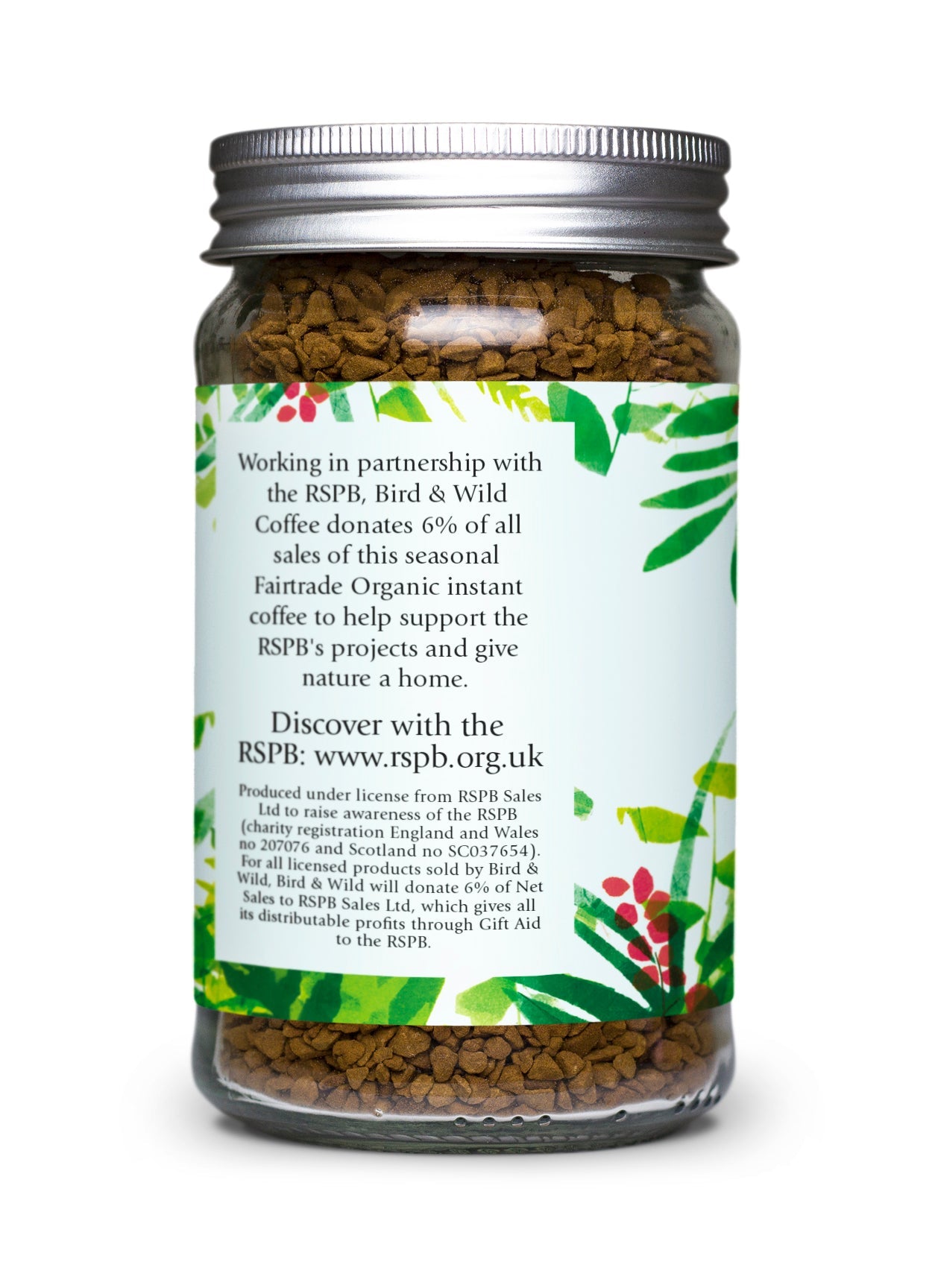 Organic Instant Coffee 100% Arabica 100g Jar - Bird & Wild - Bird & Wild Coffee
