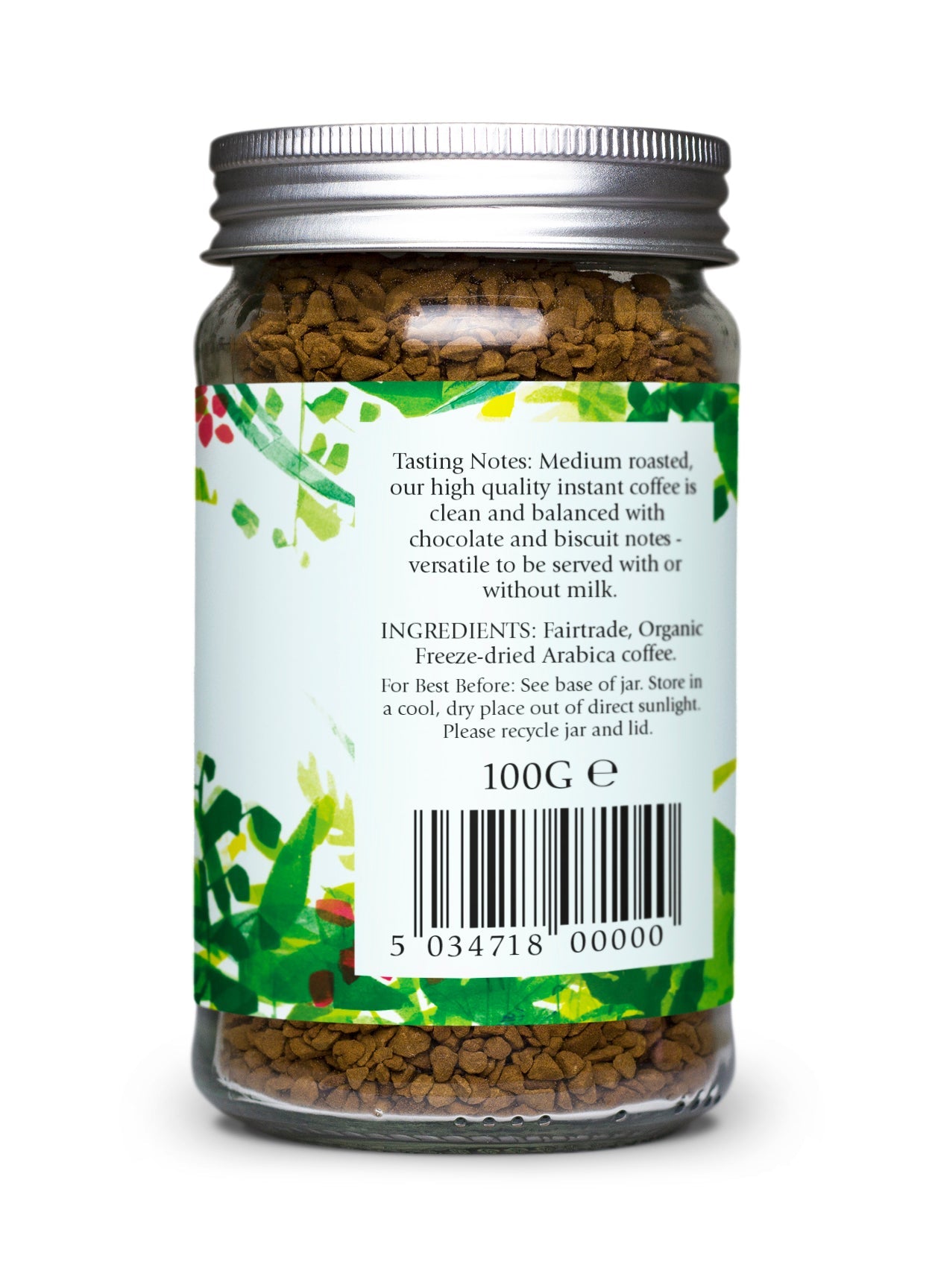 Organic Instant Coffee 100% Arabica 100g Jar - Bird & Wild - Bird & Wild Coffee