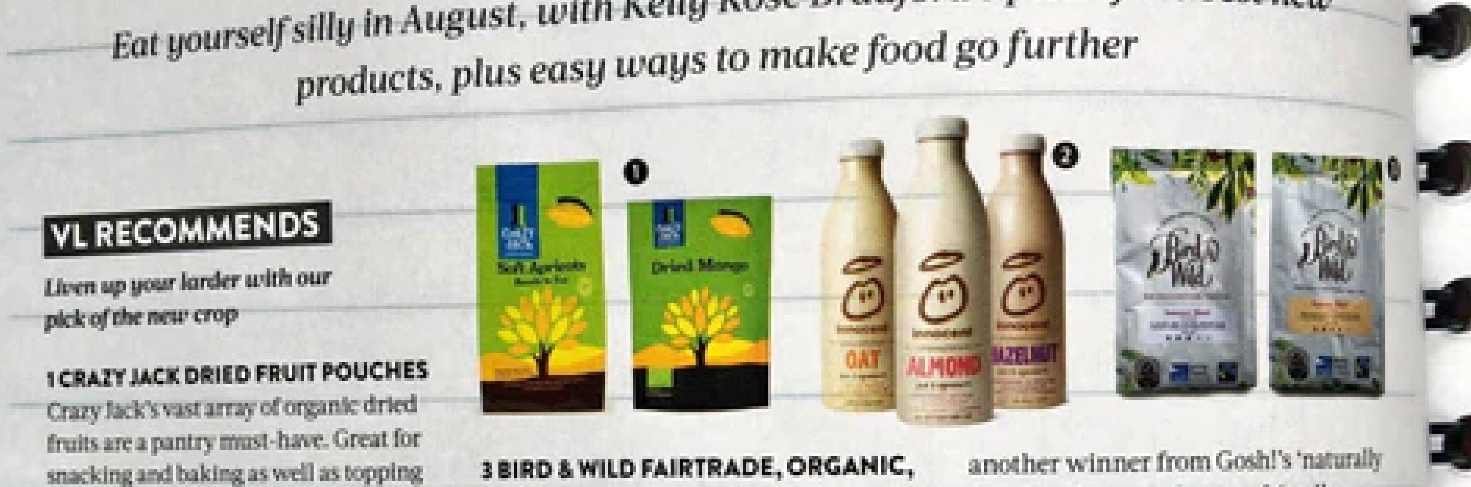Bird & Wild Coffee features in Vegan Living Magazine - Bird & Wild Coffee