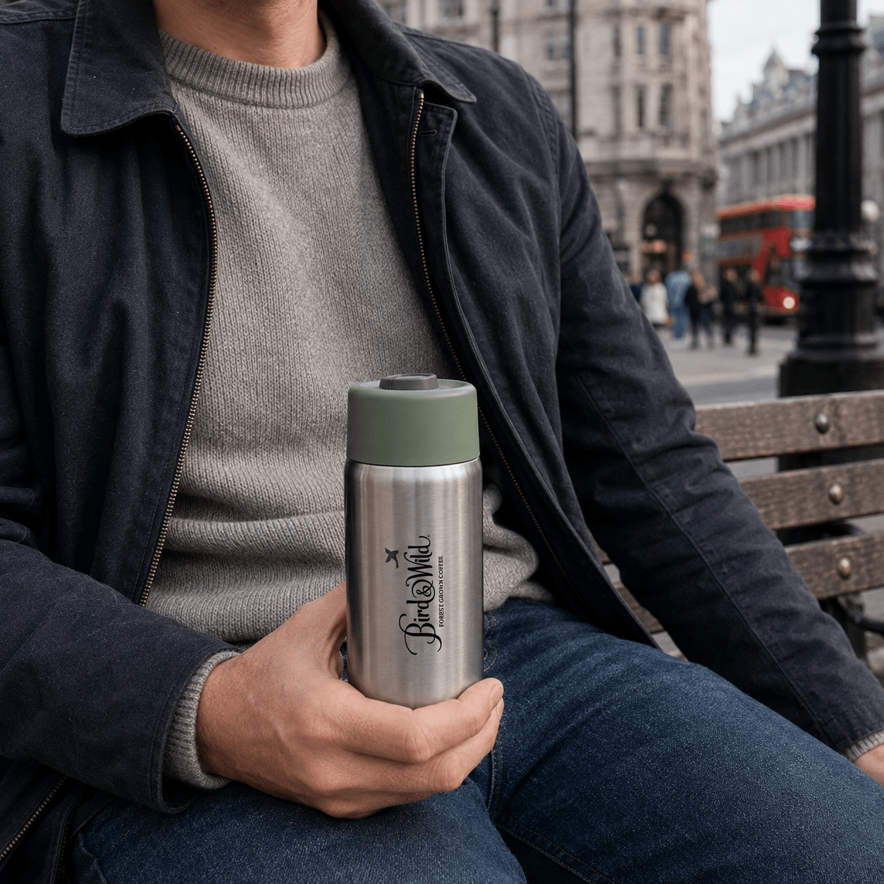 Premium Travel Flask - Bird & Wild Coffee