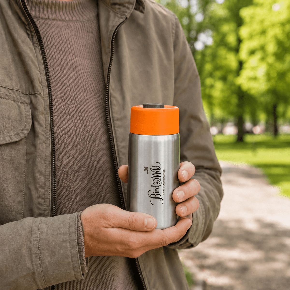 Premium Travel Flask - Bird & Wild Coffee