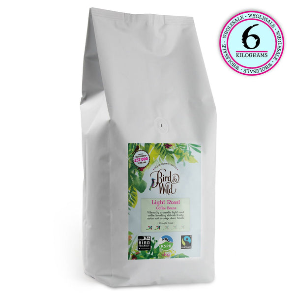 Light Roast Organic Coffee - Case of 6 x 1kg